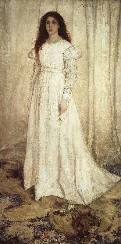 James Mcneill Whistler The girl in white Spain oil painting art